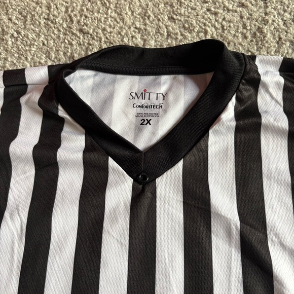 Smitty Black and White Striped Jersey Official 2X PIAA Official - Picture 3 of 7